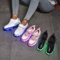 Sneakers Heels Led Light Roller Skate Shoes. 