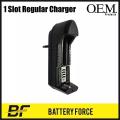 1 SLOT CHARGER FOR 4.2V 3.7V RECHARGEABLE LI-ION BATTERY BATERAI 18650. 