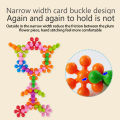 60/100/200Pcs Block Toys 3D Design Three-dimensional Rotating Fun Stable Color Recognition Multicolor Plum Blossom Building Blocks Birthday Gift. 