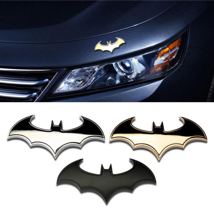 Metal Badge Batman 3D Auto Car Motorcycle Logo - Gold Batman Logo Car monogram
