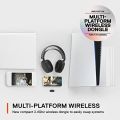 SteelSeries Arctis 7+ Wireless Gaming Headset – Lossless 2.4 GHz – 30 Hour Battery Life – USB-C – 7.1 Surround – For PC, PS5, PS4, Mac, Android and Switch - Black. 