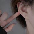 Ear piercing, new 925 silver needle ear piercing, ear piercing, female silver earring, sleeping without taking off the ear stick, ear stick, ear stick. 