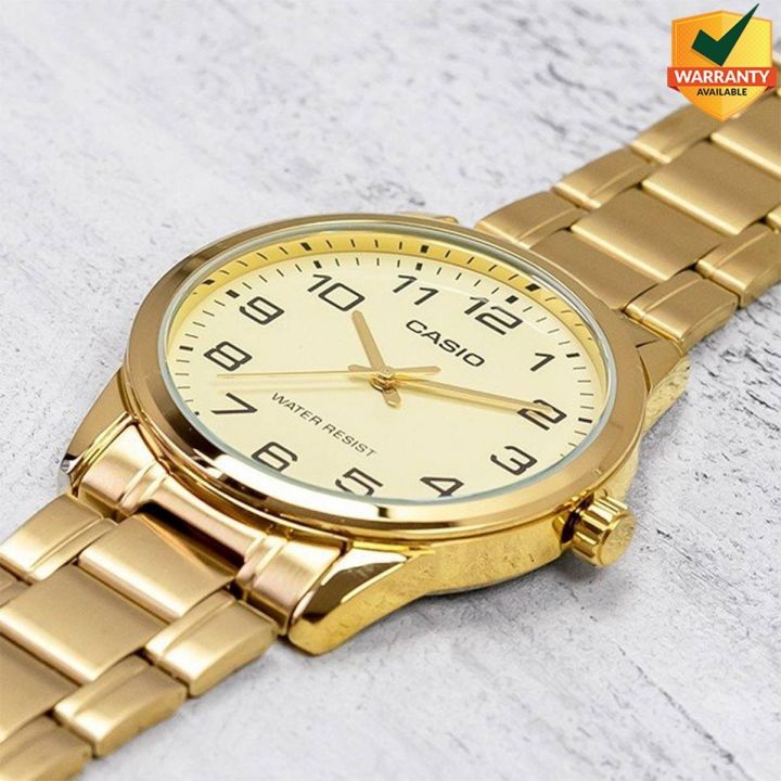 Original Casio - MTP-V001G-9BUDF - Stainless Steel Wrist Watch for Men