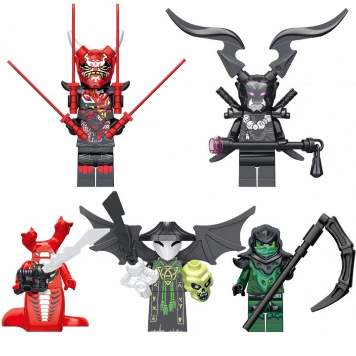 New Children' Aembled Toy Ninja Manikin Moro Bailik Omega keleton Wizard Building Block