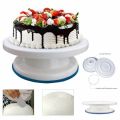 1Pcs Plastic Cake Turntable Cake Stand Cake Decorating Anti-Skid Round Cake Stand –  28Cm. 