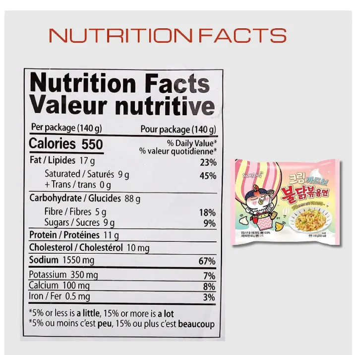 Samyang%20Buldak%20Ramen%20Cream%20Carbonara%20Hot%20Chicken%20Flavor%2024.65%20oz%20%7C%20Pack%20of%205%20%7C%20Imported%20Noodles%20-%20Image%202