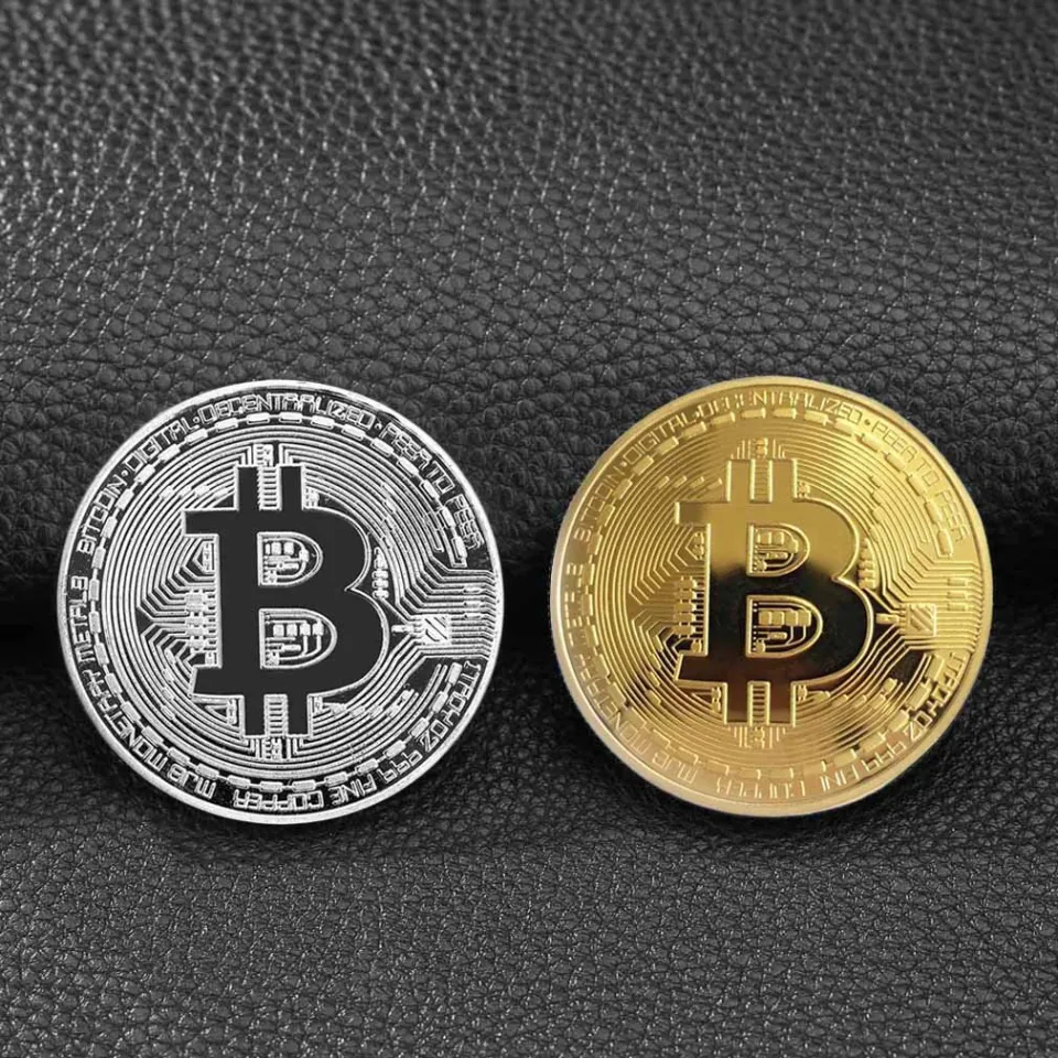 1PC Creative Souvenir Gold Plated Coin Physical Gold Collectible BTC Coin  Art Collection Physical Commemorative Gift | Daraz.pk