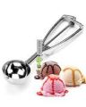 Ice Cream Scoop Stainless Steel Imported- Silver. 