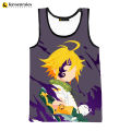 Hot Anime The Seven Deadly Sins Nana Printed 3D Vest Men Women Children Fashion Casual Streetwear Tops Cool Tank Tops Clothes. 