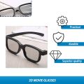 3D Glasses For LG Cinema 3D TV's 2 Pairs Prescription Glasses Gaming and TV Frame Universal Plastic glasses for 3D Movie Game. 