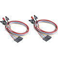 2Pcs Computer Case ATX Power on Off Reset Switch Cable with 2 LED Light Light Red Green ATX Case Front Bezel Wire,65cm. 