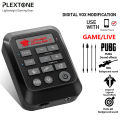 Plextone GS6 Game Live Sound Card Digital Vox Modification Dual Mode Sound Card Mixer With Multiple Sound Modes For Streaming with 3.5mm Interface USB-C Interface For Mobile PS4 PS5 Laptop PC Xbox - Black. 