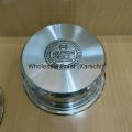 Alpha Stainless Steel Glory Casserole Sets | Stainless Steel Cooking Pots with Encapsulated Bottom (Double Base For Cooking Purpose). 