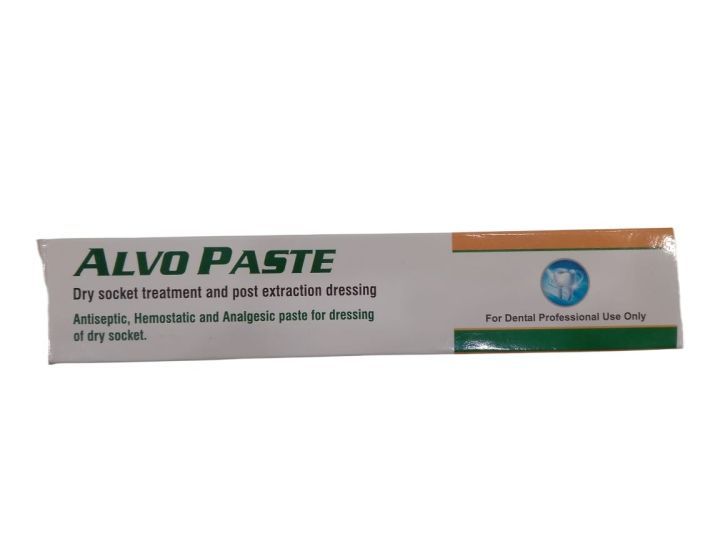 Alvo Paste – Advanced Dry Socket Treatment and Post-Extraction Dressing for Dental Use Available at Meezan Dental Supply