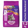 Whiskas 1 + Adult Dry Cat Food Mackerel 1.2Kg (UK Imported). 