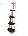 Excellent Quality -Wooden Decorative Spindles Shelf, Beautiful 5 Layer Shelf Rack & Plant organizer. 