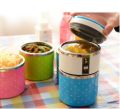 2 Layer Lunch Box Stainless Steel Tiffin Hot Box For office school. 