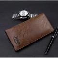 JEEP BULUO Man Long Wallet Men Casual Hand Purse Card Holder Men's Clutch Bag. 