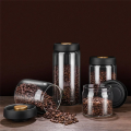 Coffee Beans Vacuum Sealed Tank Household Moisture-Proof Air Extraction Airtight Container Food Storage Jars, Easy Install Easy to Use C. 
