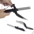 clever cutter Heavy-duty Kitchen Shear Multifunctional Stainless Steel Sharp and Durable Suitable Scissors 2 in 1 peeler cutter kitchen tools. 