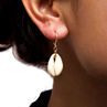 Women Rose Star Conch Moon Shell Cross Cupid Dangle Hoop Earrings Jewelry Gift. 