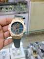 "Positif Hublot Diamond-Cut Watch: Elegant Timepiece with Included Box". 