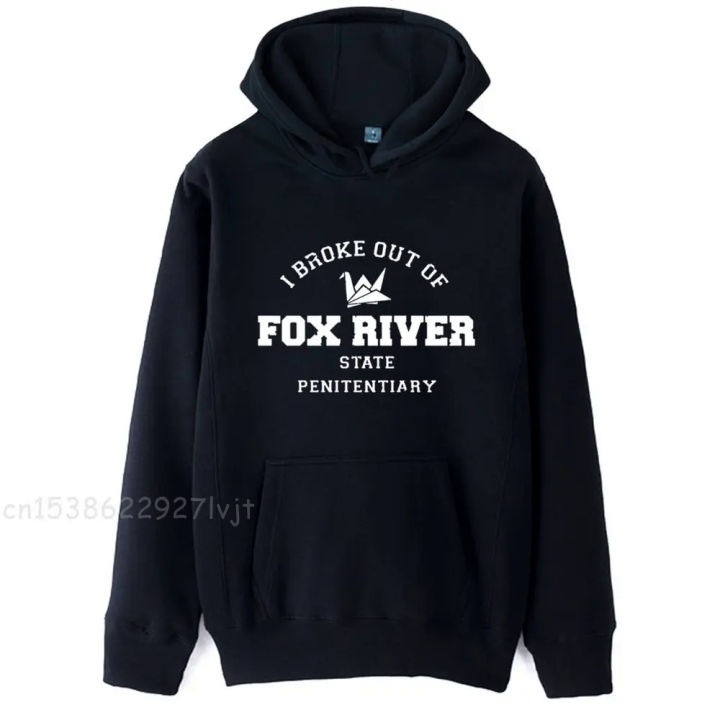 HipHop Hooded Pullover Prison Break Paper Crane Scofield Fox River Man Boy Hoodie Autumn Winter Clothing Shirt Cotton