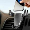 【100%-New】 Universal Dashboard Navigation Frame Charging Mount Cradle Vehicle-Mounted Bracket Air Vent Gravity Stand Car Phone Holder. 