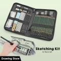Keep Smiling Professional Artist Sketch And Drawing Pencils Set For Artist 75 Pcs , 42 pcs & 100 Pcs. 