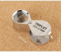 FREE Box Jewelry Diamond Eye Loupe Magnifier Magnifying Glass Triplet Jeweler Loupe Chrome Triplet Jeweler's Loupe 30x-18mm. 