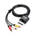 Xbox 360 TV Component Composite Audio Video AV Cable. 