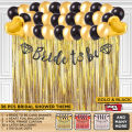 Bride To Be Card Banner Theme Collection Set, Bride Shower, Latex Balloons, Foil Curtain Backdrops, Heart Foil Balloons, Glue Dots Easy to Decorate Set for Bridal Shower Banners Themes For Friend OR Sister Team Bride Brides Maids Miss To Mrs Lkq47nWf. 