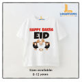 Happy Bakra Eid Printed Customized Kids T-Shirt For Boys and Girls. 