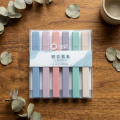 6pcs/set Pastel Color Highlighter Kawaii Stationery Set Soft-ip Highlighter Creative Light Color Pen Large-capacity Chesil Tip Highlighters Aesthetic Japanese Stationery | Buy2Enjoy. 
