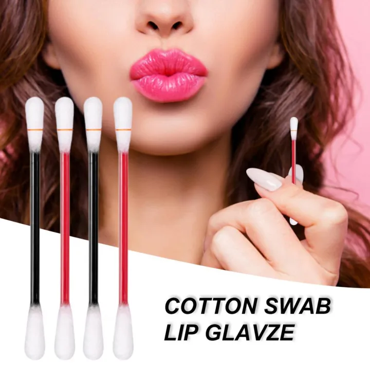 20Pcs%20Cotton%20Swab%20Lip%20Tint/Dye%20Long%20Lasting%20Charming%20Cigarette%20Cotton%20Buds%20Lipstick%20Fadeless%20Waterproof%20Cosmetics%20For%20Women%20-%20Image%206