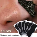 10pcs Nose Blackhead Remover Strips Mask Skin Care Shrink Pore Acne Treatment Mask Deep Nose Pore Cleansing Strips Black Head Remover. 