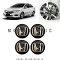 4PCS 57mm Honda City Car Wheel Center Hub Caps ABS Material Car Rims Cover Hubcaps Autostyling Accessories. 