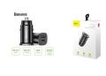 BASEUS PPS Smart Car Charger (PD 3.0 FOR Phone, QC 4.0 FOR ANDROID AND SCP FOR HUAWI / 30W MAX) Type-C PD + USB Quick Charge DUAL PORT Car Adapter. 