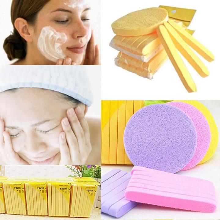 Compressed Facial Sponge Face Cleansing Sponge Makeup  6/12/96 Pcs