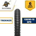 Panther Trekker 100/90-18 (Front & Rear) 6 PR - YBR 150 CC - Motorcycle Tyre & Tube Set – Panther Tyres & Tubes.. 
