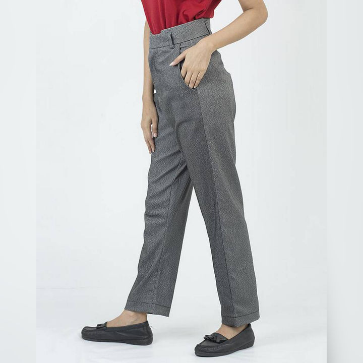 Floria Formal Pants for Womens Grey Color