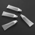 50 Pack 10Ml Lip Gloss Tubes Empty Lotion Refill Tubes Soft Squeeze Tubes for DIY Travel Distribution Bottle. 