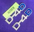 D4D plastic Emblem blue for Hilux Vigo 02 pcs. 