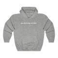 Relentless Effort printed full sleeves pullover hoodie for men. 