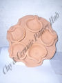 Clay Pot Diya Plate (Oil Lamp) - Home Decor - Festival| Clay Crockery Pots | Earthen Crockery Pots | Terracotta Crockery Pots. 