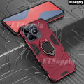 Ring Phone Case Realme Note 50 Armor Adsorb Anti-Fall Kickstand Shockproof Full Back Cover Housing for Realme Note 50 Case. 