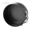 cake mold 20cm cakepan - 7 inches - cakepa round shape lackable and non stick- black. 