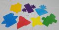2D Nets for Geometry; Cube, Cone, Cylinder, Rectangular & Triangular Prism, Square & Triangular based Pyramids. 