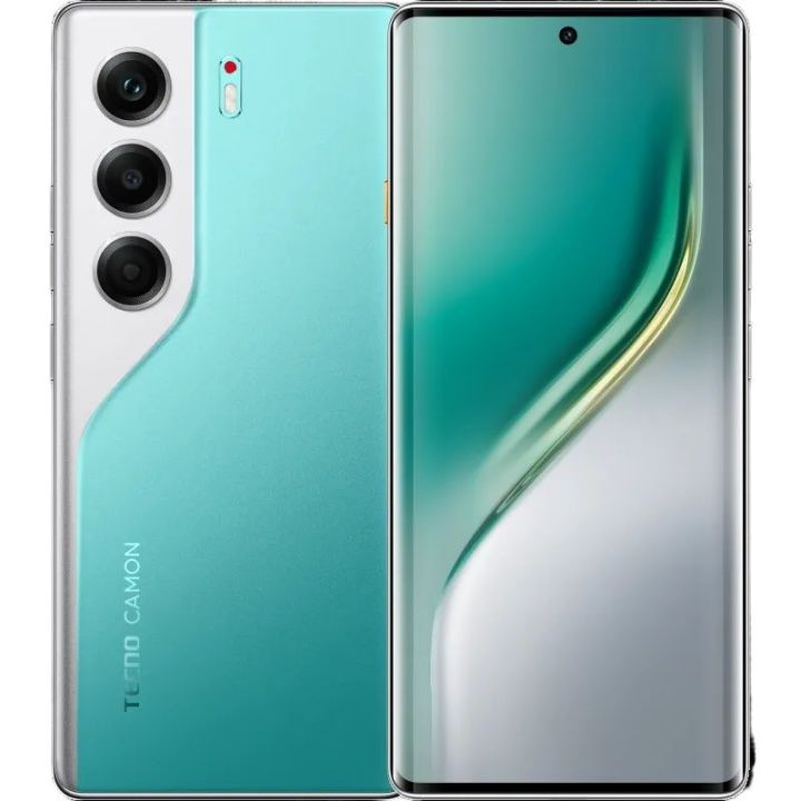 Tecno Camon 40 Pro 8GB + 8GB Extended Ram 256GB Rom , 6.78” AMOLED 3D Curved Display 120Hz , 5200 mAh - 45W Super Charge