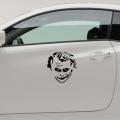 12in X 10in WHY SO SERIOUS JOKER Black Matte Car Sticker Waterproof Decal. 